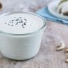 Vegan oil-free and gluten-free cashew sour cream that is quick to make and serves perfectly as dairy-free salad dressing or vegan mayonnaise in Russian potato salad.