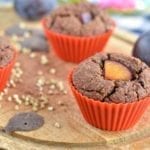 Chocolaty Plum Muffins