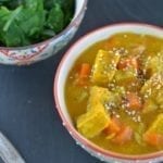 Tempeh-Cabbage Curry with Chard
