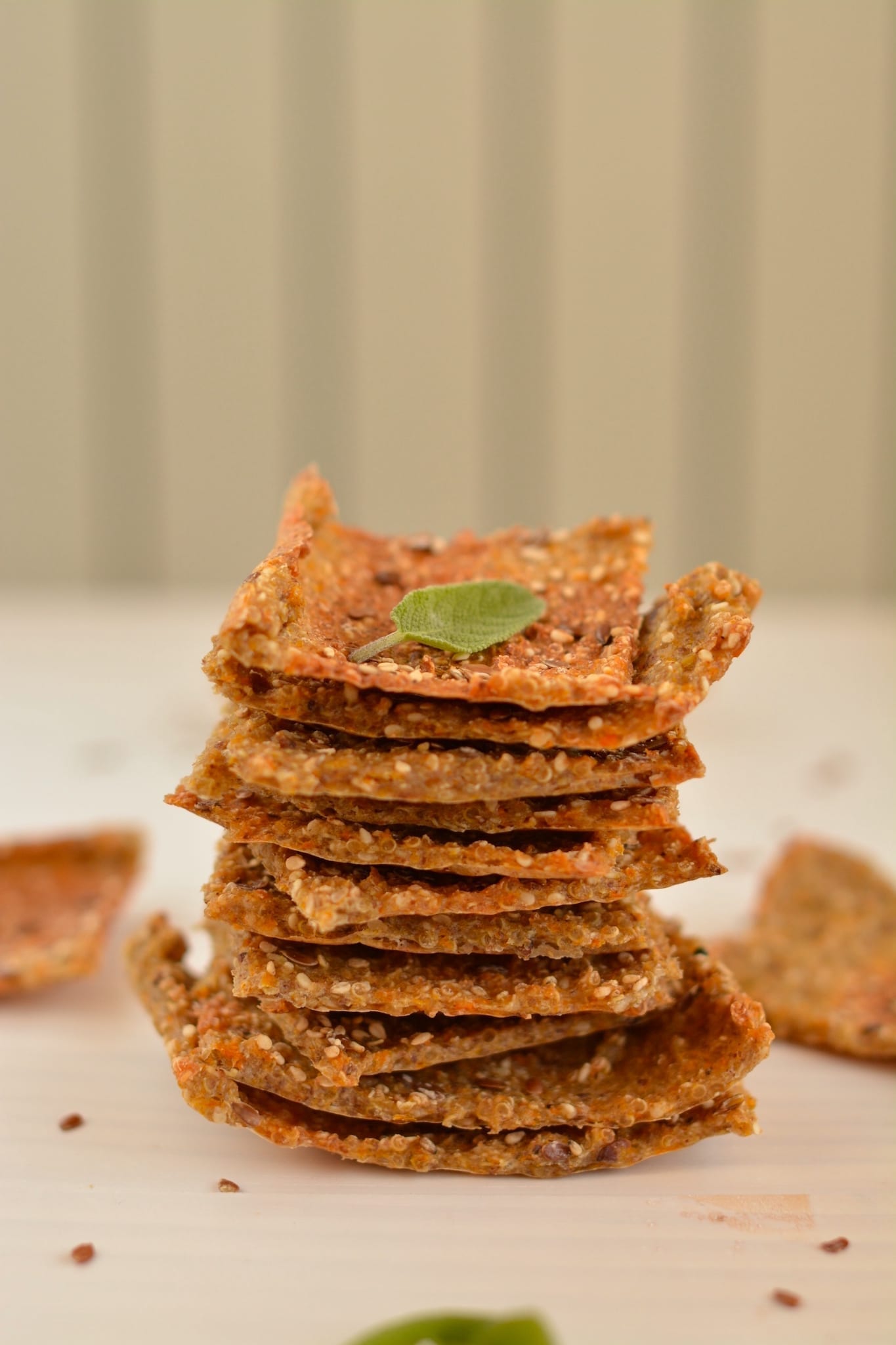 Crackers, Quinoa-Buckwheat with Pumpkin