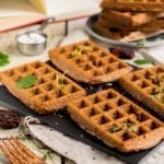 Vegan Gluten-Free Potato Waffles, Pizza Flavored
