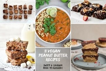 11 Vegan Sweet and Savoury Peanut Butter Recipes