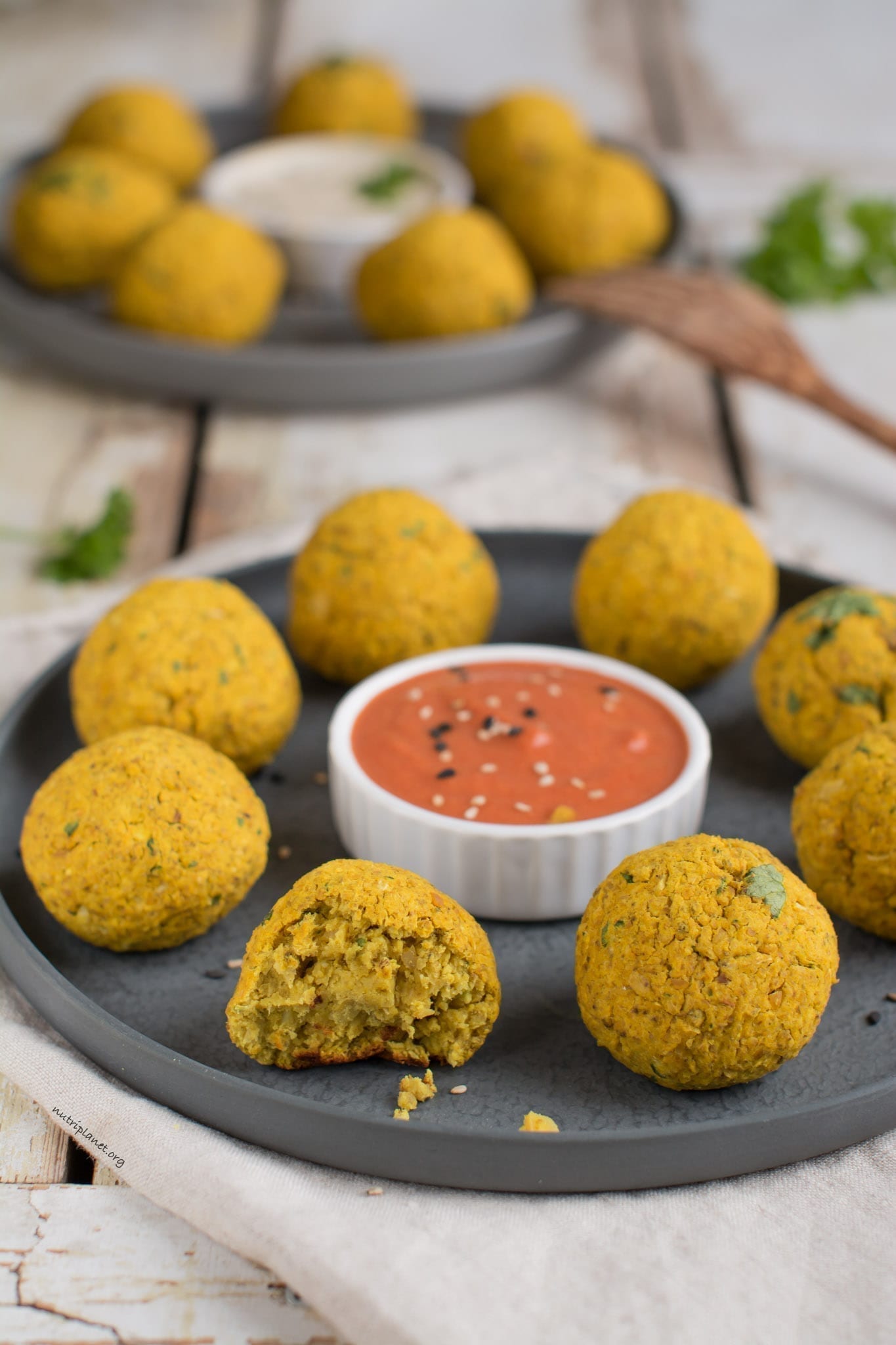 Easy Baked Vegan Falafel Recipe with Canned Chickpeas