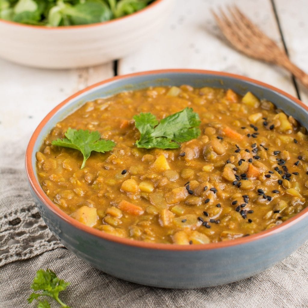 Vegan Lentil Stew with Tomatoes [Gluten-Free] | Nutriplanet