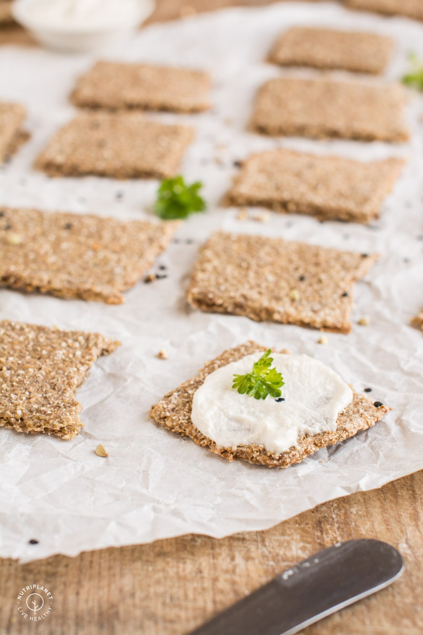 Gluten-Free Sprouted Crackers