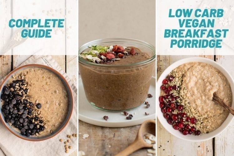 Guía completa para preparar porridge vegano bajo en carbohidratos