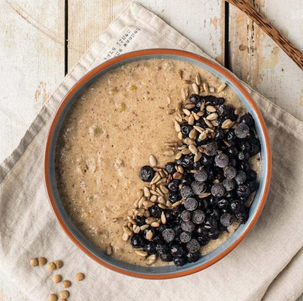 Lentil Oatmeal [Low Glycemic, GlutenFree]