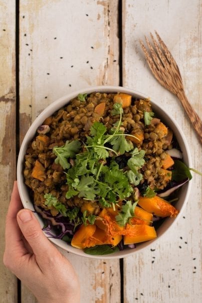 Sweet Potato Lentil Stew [Oil-Free and Gluten-Free] | Nutriplanet