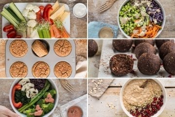 Delicious and satiating vegan Candida cleanse recipes: breakfast, lunch, dinner, snacks, and desserts.