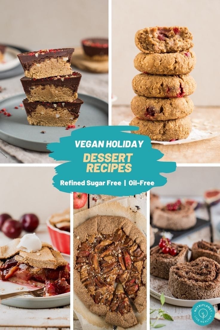 Healthy vegan holiday dessert recipes