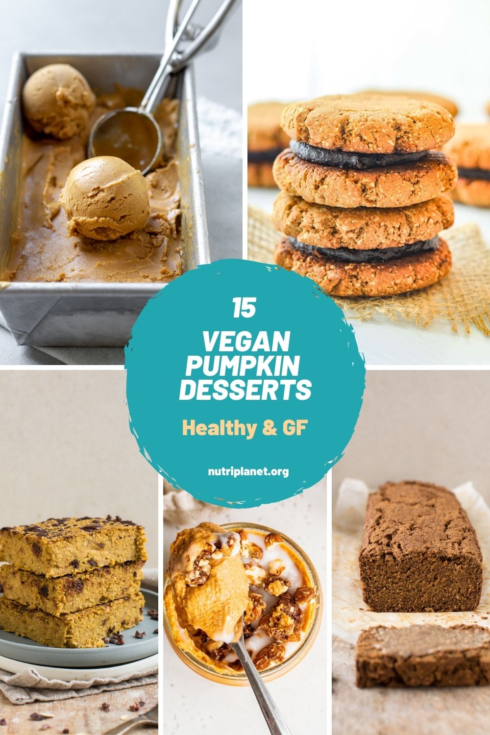 Learn how to make healthy vegan pumpkin dessert recipes. From pumpkin pie, blondies, brownies and ice cream to pumpkin mousse, cheesecake and cookies.