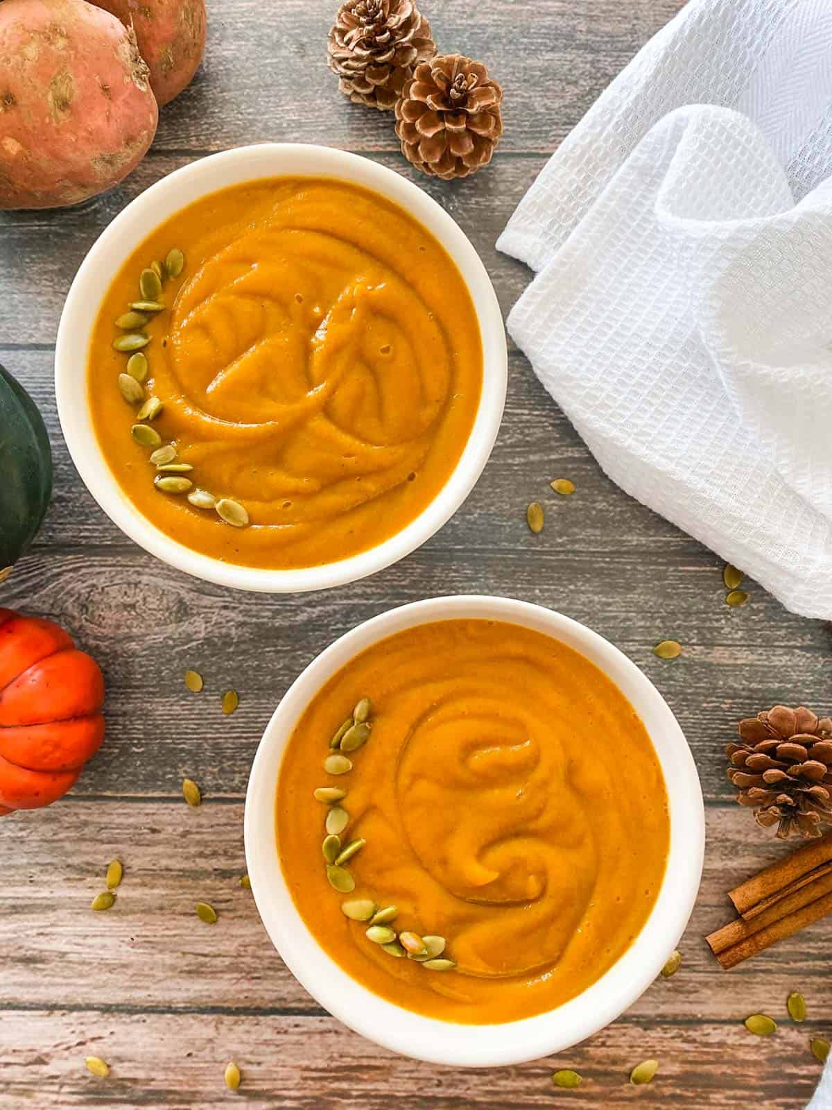 Easy healthy vegan pumpkin recipes [sweet and savoury]
